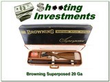 Browning Superposed Lightning 65 Belgium 20 Ga 28in ANIB w/ Case! - 1 of 4
