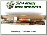 Weatherby XXII German Anschutz 22 LR NIB perfect! - 1 of 4