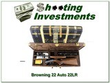 Browning 22 Auto 72 Belgium made in box with case Exc Cond! - 1 of 4