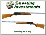 Browning A5 20 Magnum 69 Belgium Blond 28in VR Modified - 1 of 4
