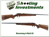 Browning A-Bolt 22 LR very nice! - 1 of 4