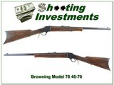 Browning Model 78 45-70 looks unfired! - 1 of 4