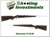 Winchester 70 Featherweight 30-06 Stainless and Walnut Exc Cond - 1 of 4