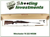 Winchester Model 70 223 WSSM Featherweight New Haven made ANIB! - 1 of 4