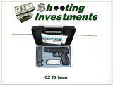 CZ 75 early imported 9mm unfired in case 2 Mags - 1 of 4