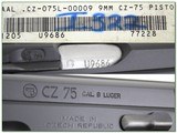 CZ 75 early imported 9mm unfired in case 2 Mags - 4 of 4