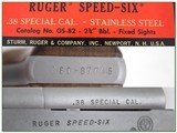 Ruger Speed Six Stainless 38 special NIB 2 3/4in - 4 of 4