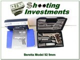 Beretta 92 SBC RARE Nickel Compact 9mm NIB! - 1 of 4