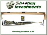 Browning BAR Mark 3 308 Win Camo NIB! - 1 of 4
