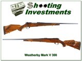 Weatherby Mark V Deluxe 300 Wthy Mag nice wood! - 1 of 4