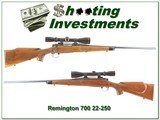 Remington 700 BDL 22-250 with Leupold 1970 pressed checkering - 1 of 4