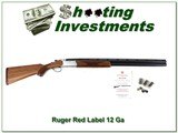 Ruger Red Label 12 Ga Red Pad 28in 5 choke tubes Exc Cond! - 1 of 4