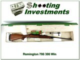 Remington 700 BDL early stainless 300 Win Collector as new! - 1 of 4