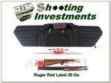 Ruger Red Label 20 Ga factory engraved unfired in box with Ruger case! - 1 of 4