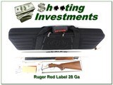 Ruger Red Label 28 Ga factory engraved unfired in box with Ruger case! - 1 of 4