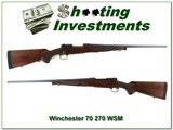 Winchester Model 70 270 WSM New Haven made - 1 of 4