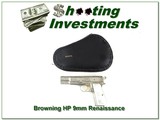 Browning Hi Power Renaissance 69 Belgium Collector in Pouch! - 1 of 4