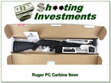 Ruger PC Carbine 9mm unfired in box 16in treaded barrel - 1 of 4