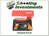 Hammerli 212 22LR like new in box! - 1 of 4