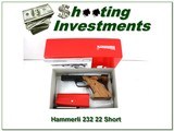 Hammerli 232 22 Short Rapid fire pistol NIB! - 1 of 4