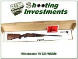 Winchester Model 70 223 WSSM Featherweight New Haven made NIB! - 1 of 4