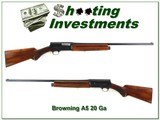 Browning A5 20 Gauge Belgium 1961 26in IC! - 1 of 4