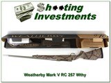 Weatherby Mark V Terramark RC 257 factory new - 1 of 4