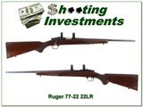 Ruger 77-22 early 1987 made 22LR Exc Cond - 1 of 4