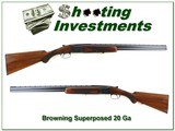 Browning Lightning Superposed 1954 Belgium 20 Ga! - 1 of 4