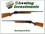 Browning A5 20 Gauge 70 Belgium 26in Vent Rib! - 1 of 4