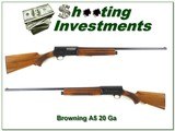 Browning A5 20 Ga 1967 Belgium Blond wood - 1 of 4