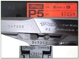 Walther P5 German made 9mm Exc Cond in case 2 mags - 4 of 4