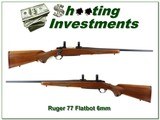 Ruger 77 Flatbolt early 1969 made 6mm like NEW! - 1 of 4
