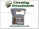 Browning BDA Nickel Walnut 380 made in 2000 ANIC! - 1 of 4