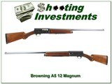 Browning A5 12 Magnum RARE 58 Belgium32in full! - 1 of 4