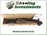 Weatherby Element Tungsten 20 Ga 26in NIB! - 1 of 4