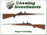 Ruger 77-22 22 Magnum like new! - 1 of 4