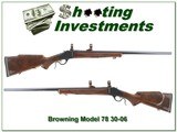 Browning Model 78 30-06 Heavy Barrel XX Wood! - 1 of 4