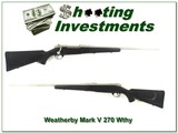 Weatherby Mark V Alaskan Exc Cond 270 Wthy Mag! - 1 of 4