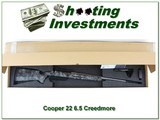 Cooper Model 22 R 6.5 Creedmoor 1 hole shooter ANIB! - 1 of 4