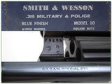 Smith & Wesson 10-6 .38 4" MILITARY & POLICE in box! - 4 of 4