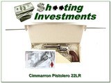 Cimarron Pistolero 4.75in polished nickel 22LR NIB - 1 of 4