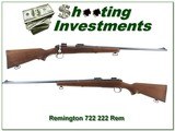 Remington 722 222 Rem 1953 top collector! - 1 of 4