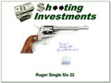 Ruger Single Six 6.5in Stainless 22 LR and 22 Magnum Cylinders! - 1 of 4