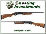 Remington 870 Laminated Stock 20 Ga Exc Con - 1 of 4