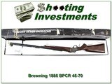 Browning 1885 45-70 BPCR 30in, case colored unfired in box! - 1 of 4