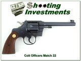 Colt Officer’s Match Target 22LR made in 1930 collector condition! - 1 of 4