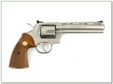 Colt Python 6in Nickle Custom Shop gun collector! - 2 of 4