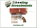 Colt Python 6in Nickle Custom Shop gun collector! - 1 of 4