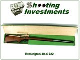 Remington Custom Shop 40-X in 222 Rem made in 1970 in box! - 1 of 4